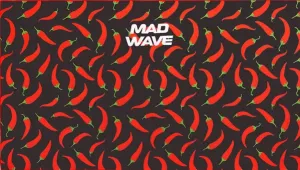 Mad wave chilli microfibre towel čierno/červená #6915953