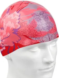 Plavecká čiapka mad wave pink flower swim cap ružová