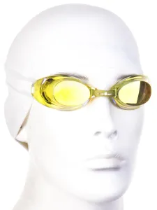 Plavecké okuliare mad wave liquid racing automatic mirror žltá