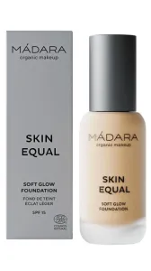 MÁDARA Skin Equal rozjasňujúci make-up pre prirodzený vzhľad SPF 15 odtieň #20 Ivory 30 ml