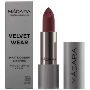 MÁDARA Matný krémový rúž Velvet Wear (Matte Cream Lips tick ) 3,8 g 35 Dark Nude