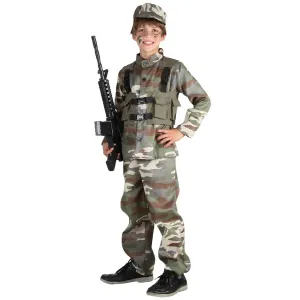 Made Detský kostým Vojak s čiapkou 120 - 130 cm