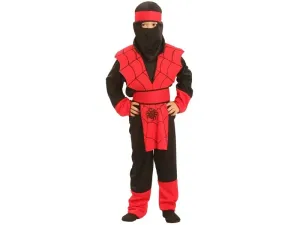 MADE - Karnevalový kostým - Ninja pavúk, 110-120 cm