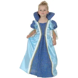 Made Detský kostým Princezná modré šaty 92 - 104 cm