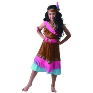 MADE - Kostým na karneval - indiánka, 120 - 130 cm