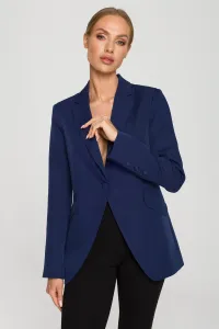 Made Of Emotion Woman's Jacket M701 Navy Blue #4889984