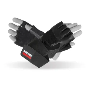 MADMAX PROFESSIONAL EXCLUSIVE Fitness rukavice, čierna, veľkosť