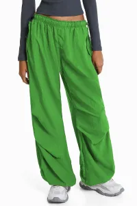 Madmext Green Parachute Jogger Women's Trousers