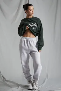 Madmext Women's Carmelange Oversized Sweatpants With An Elastic Waist