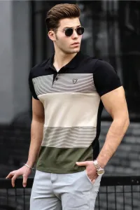 Madmext Polo T-shirt - Khaki - Regular fit