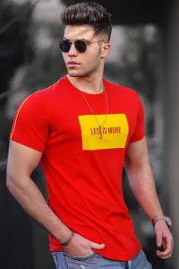 Madmext Red Men's T-Shirt 4981
