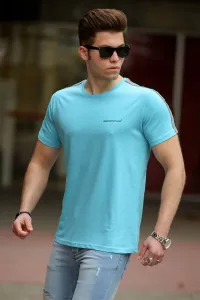 Madmext Basic Turquoise Men's T-Shirt 4513 #7607819