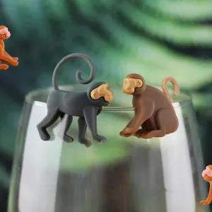 MAGS Značky na sklenice Opice
