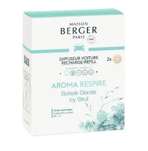 Maison Berger Paris Keramická náplň vône do auta Aroma Respire – Ľadová prechádzka, 2 ks 6446