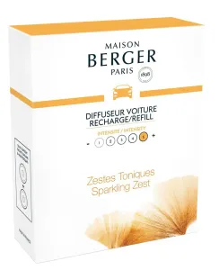 Maison Berger Paris Náhradná náplň do difuzéra do auta Čerstvé tonikum Sparkling Zest (Car Diffuser Recharge/Refill) 2 ks