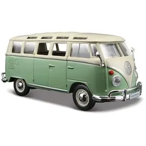 Maisto Volkswagen Van Samba, zeleno/krémová