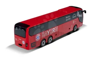 Autobus FC Bayern Man Lion's Coach L Supereme Teambus Majorette kovový s odpružením 13 cm dĺžka