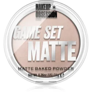Makeup Obsession Game Set Matte zapečený zmatňujúci púder odtieň Cabo 7.5 g #879255