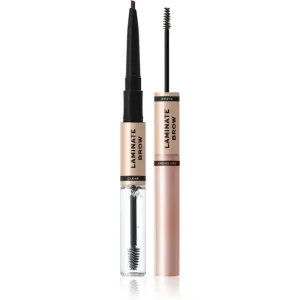 Makeup Revolution Laminate Brow ceruzka a gél na obočie odtieň Ash Brown 2.1 g
