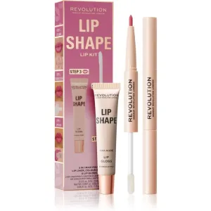 Makeup Revolution London Lip Shape darčeková kazeta darčeková sada Pink Nude