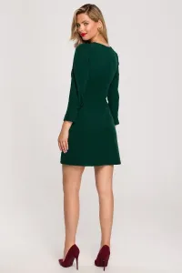 Zelené krátke šaty K148 #3489515