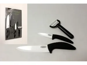 MAKRO - Nože keramické 2 ks, škrabka, kryt