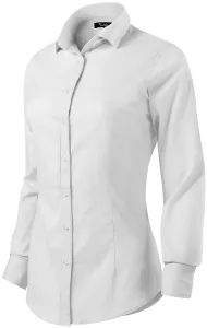 MALFINI Dámska košeľa s dlhým rukávom Dynamic - Biela | S