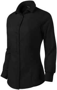 MALFINI Dámska košeľa s dlhým rukávom Dynamic - Čierna | XL
