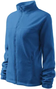 MALFINI Dámska fleecová mikina Jacket - Azúrovo modrá | S