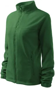 MALFINI Dámska fleecová mikina Jacket - Fľaškovo zelená | S