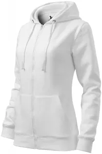 MALFINI Dámska mikina Trendy Zipper - Biela | XL