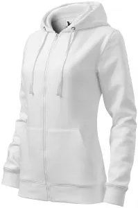 Dámska mikina Malfini Trendy Zipper 411 - veľkosť: XS, farba: biela