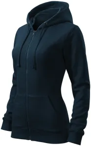 MALFINI Dámska mikina Trendy Zipper - Námornícka modrá | M