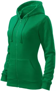 MALFINI Dámska mikina Trendy Zipper - Stredne zelená | S