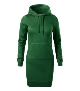 MALFINI Dámske šaty Snap - Fľaškovo zelená | S