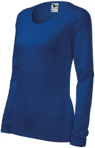 Dámske tričko s dlhým rukávom Adler Slim 139 - veľkosť: XL, farba: kráľovská modrá