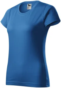 MALFINI Dámske tričko Basic - Azúrovo modrá | L
