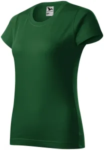 Dámske tričko Malfini Basic 134 - veľkosť: XL, farba: fľašková zelená