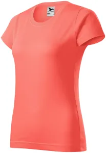 Dámske tričko Malfini Basic 134 - veľkosť: M, farba: koralová