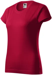 Dámske tričko Malfini Basic 134 - veľkosť: XS, farba: marlboro červená