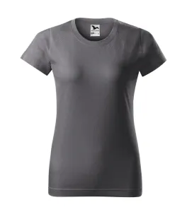 MALFINI Dámske tričko Basic - Oceľovo šedá | S