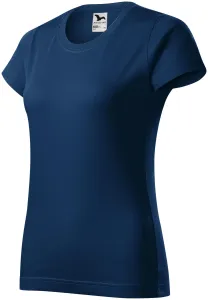 MALFINI Dámske tričko Basic - Polnočná modrá | XS