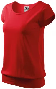 MALFINI Dámske tričko City - Červená | S