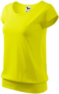 MALFINI Dámske tričko City - Citrónová | XL