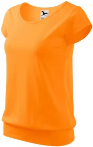 MALFINI Dámske tričko City - Mandarínkovo oranžová | L