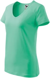 Dámske tričko zúžené, raglánový rukáv, mätová, XL #1407612