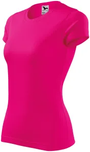 MALFINI Dámske tričko Fantasy - Neónovo ružová | XL