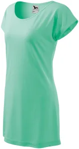 Dámske dlhé tričko/šaty Malfini Love 123 - veľkosť: L, farba: mätová