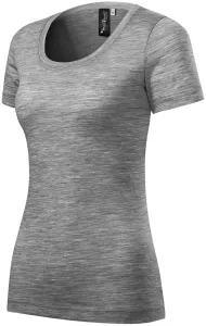 Dámske merino tričko Malfini Premium Merino Rise 158 - veľkosť: M, farba: tmavosivý melír
