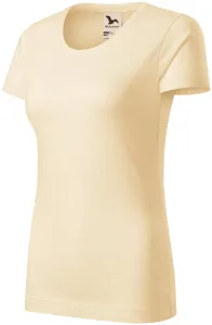Dámske tričko, štruktúrovaná organická bavlna, mandľová, S